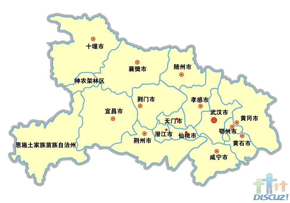 中国各省地图(细化到每个市区) - 矢量素材下载